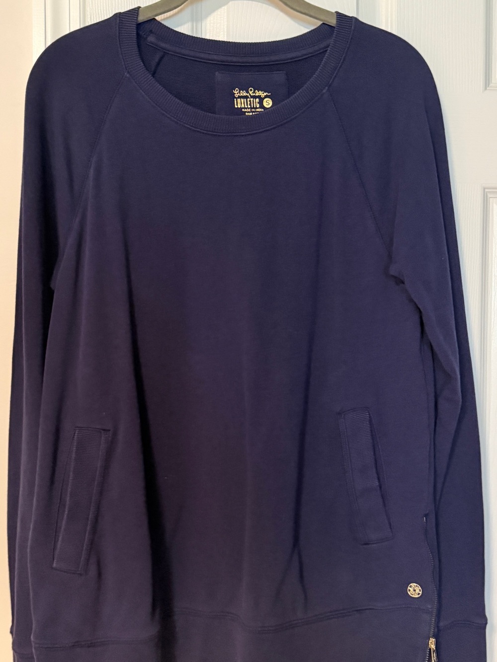Women’s Lilly Pulitzer Luxletic Navy Pullover Sweatshirt